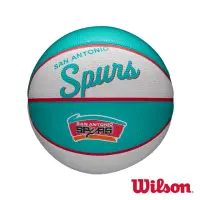 在飛比找momo購物網優惠-【WILSON】NBA隊徽系列 經典 馬刺隊 橡膠 籃球(3