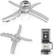 [CUTIECLUB] Replacement Stainless Steel Paddle Blade Compatible with Ninja Creami NC500 NC501 Series Deluxe Ice Cream Makers, Mixing Parts for Ninja Ice Creami accessories, HOGA0864-CT