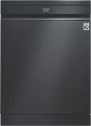 LG Matte Black True Steam Dishwasher