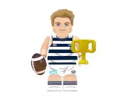 AFL Mini Figures - Custom Lego Geelong Cats Patrick Dangerfield Cake Topper
