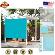 Turquoise Shade Cloth 7x23 FT - Breathable Sun Screen with Grommets for Gardens