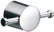 WS Bath Collections Rondo2 4575.02 Rondo2 Double Robe Hook - Chrome