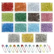 Safety Pins Mini Metal Clips Marker Tag Accessory DIY Sewing Kit Approx 120Pcs