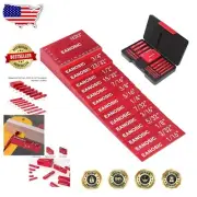 15 pcs Woodworking Setup Blocks - Aluminum Height Gauge with Protective Case