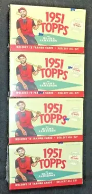 (4) 2021 Topps 1951 Blake Jamieson Sealed Box 52 Set Wave #1-4 Lot Shohei Ohtani