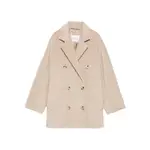 [Max Mara] Max Mara Double-breasted Coat 40 IT NEUTRALS