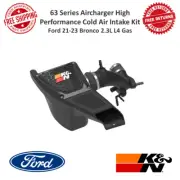 K&N 63 Series Aircharger Performance Air Intake Kit For 21-23 Ford Bronco 2.3L (for: Ford)
