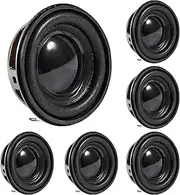 DWEII 6Pcs 1.5Inch 40MM Mini Portable Speakers 4ohm 3W Full Frequency Stereo Sound Small HiFi Speaker