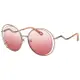 CHLOE 名人愛用款 太陽眼鏡 (裸色框配粉色片)CE153S-843