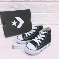 在飛比找Yahoo!奇摩拍賣優惠-【豬豬老闆】CONVERSE CT AS 小童鞋 黑白 黑色