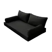 |COVER ONLY| Style 2 Crib Piped Trim Daybed Mattress Bolster Pillow Covers AD109