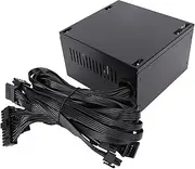 ATX 600W PC Power Supply, ATX Power Supply with 4+4 Pin Connectors, Automatically Adjusts Fan, Single 12V Rail Gaming PSU for Win 10 for Vista