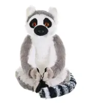 Wild Republic Ring Tailed Lemur Plush Stuffed Animal Toy, Gifts for Kids 12"