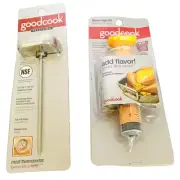 Bradshaw Good Cook Precision Meat Thermometer Flavor Injector &Tools For Cooking