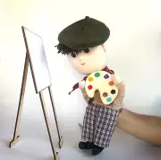 Paul Pictor - painter handpuppet