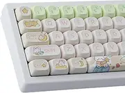 TYRIXKI Custom Keycaps Set - 143 PBT MOA Profile Keycaps for Cherry Gateron MX Switches, Mac Windows PC Keyboard