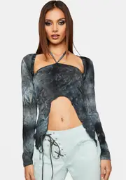 [ZEMETA] Thunder Storm Halter Top