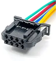 8Pin 3B0972724 Auto 1.5MM Series Electronic Connector Wire Harness Sockets Audio Anti-Theft Switch Car Lights Plug 3B0 972 724 (Color : 3B0 972 724, Size : 1 Set)
