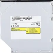 Built in DVD Burner, Portable DVD Recorder Player Optical Drive CD Writer for Laptop Notebook Desktop PC（White）