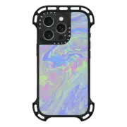 iPhone 16 Pro Ultra Bounce Case MagSafe Compatible holographic unicorn galaxy. gasoline iridescence