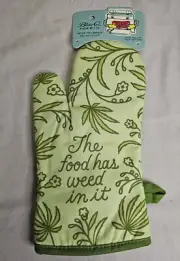 Blue Q "There's Weed In The Food" Cannabis Oven Mit