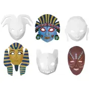 Chenille Kraft Creativity StreetDie-Cut Paper Masks Multi-Cultural Assortment