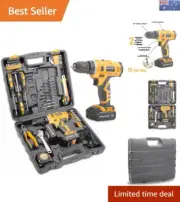 Complete 12V Cordless Drill Driver Set with 2 Batteries – Power and Precision