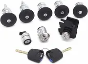9 PCS Complete Lock Set and 2 Keys, for Ford, Transit Connect 2002-2013 car Door Lock