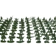 3SETS Miniature Accessories 100pcs Toy Army Set-Piece Simulated Military Parade Scene of War Toys For Boy