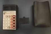 Vintage APF Electronics Mark 65 Calculator (Battery cover broken) NEW w Box