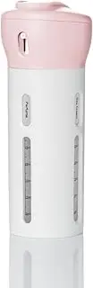 4 in 1 Travel Dispenser Bottle Leak Proof Container for Toiletries，Lotions，Shampoo，Conditioner，Sunscreen Cream.TSA Approved.Airplane Carry-on.（Pink）