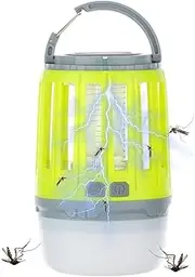Mosquitoes Zapper Light Bulb Fuze, USB Rechargeable Waterproof LED Light Bulb Zapper, Waterproof LED Light Bulb Zapper Fly Zapper Cordless Camping Light for Payio, Living Room Helves