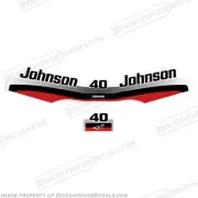 Fits Johnson 1997 1998 40hp SPL Outboard Decal Kit - Reproductions in Stock 40