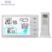 Digital Thermometer Indoor Hygrometer Temperature Humidity Monitor Weather Clock