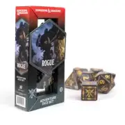 Sirius Dice: Dungeons & Dragons Adventure Dice Set ROGUE Black New Free Ship USA