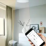 LED Smart Tri-CCT Oyster Light Dimmable in White (Round)