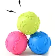 1/3pcs Latex Teething Toy Ball for Dogs Puppy Pet Toy Chew Squeaky Fetch Ball