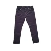 Adriano Goldschmied The Everett Sueded Stretch Sateen Pants New Navy Men's 36X34