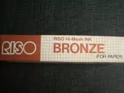 BRONZE - RISO Print Gocco Hi mesh INK for paper Screen printer PG-5 PG-11 PG-10
