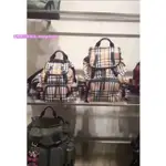 米娜正品 BURBERRY VINTAGE-CHECK CANVAS 後背包 旅行包 大/小 全新