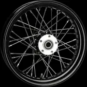 HD Black 40 Spoke Rear Wheel 16x3.5 Harley Seventy Two 17