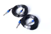 2PCS 1/4 inch TRS Cable, 6.35mm 1/4 inch TRS Male 25ft