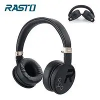 在飛比找蝦皮購物優惠-RASTO RS24 藍牙曜石黑摺疊耳罩式耳機