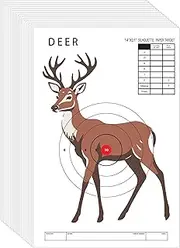 Rsgift Shooting Targets,Hunting Animal Shooting Paper Target,Suitable for Handguns,Rifles,BB Guns,Airsoft,Pellet Guns