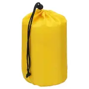 Stuff Sack, 9 x 17 Inch Waterproof Outdoor Storage Sack Drawstring Yellow