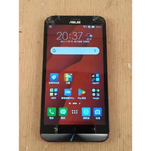 螢幕裂 ASUS ZenFone 2 Laser 32GB ZE550KL Z00LD 紅 故障機/零件機