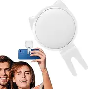 Clip on Selfie Light for Phone - Cat Ear USB Rechargeable Phone Light - Brightness Adjustable Phone Light, Portable Phone Light for Cell Phone, Tablet