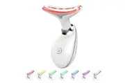 LED Face Sculptor for Skin Tightening and Neck Lifting, 45C EMS Massage Face Tightening Machine for Women(White)