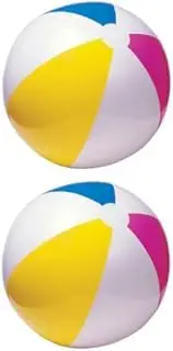 Intex Inflatable Beach Ball Assorted Colors 24 59030EP (2-Pack)