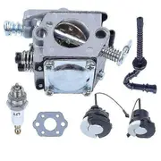 Carburetor Kit For Stihl Ms250 Ms230 Ms210 With Fuel Hose Oil Cap Spark Plug 11231200603